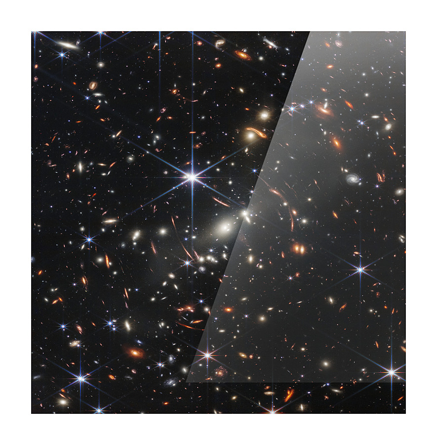 galaxy cluster SMACS J0723 JWST Picture Frame print