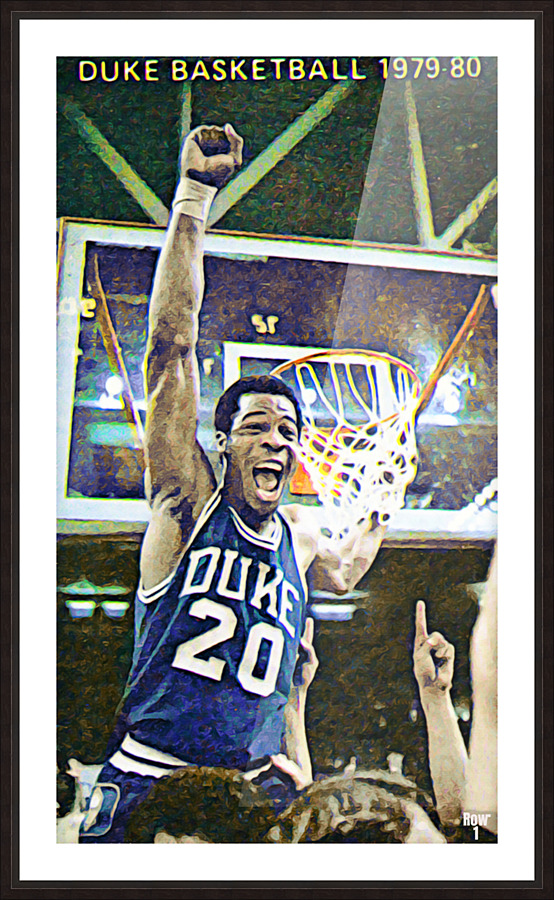 1979 Duke Basketball Art Picture Frame print