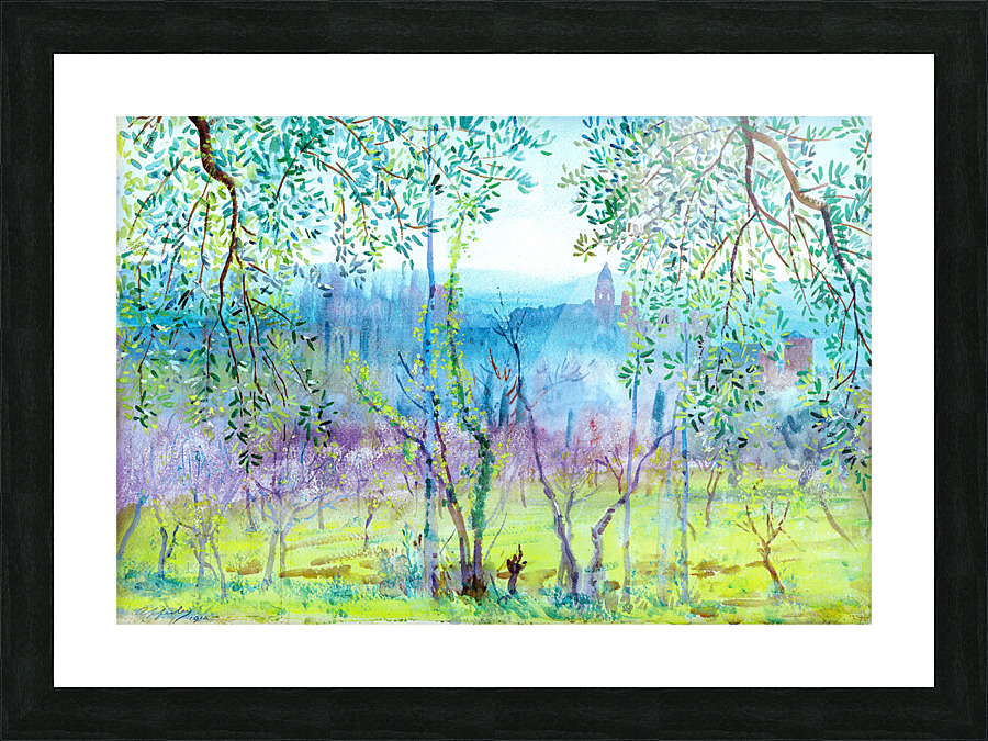 Alhambra and Generalife Granada Spain Picture Frame print