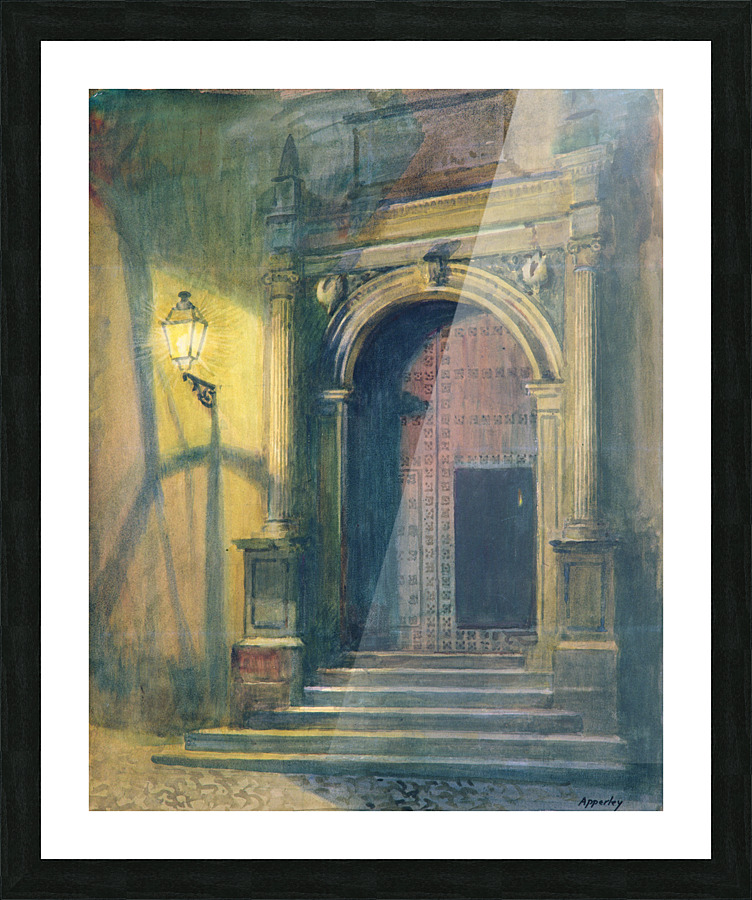 La iglesia de San Gregorio Albayzin Granada Spain  Picture Frame print