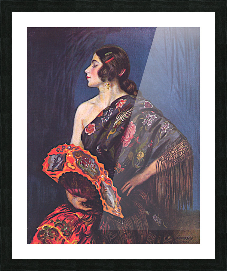 La maja Picture Frame print