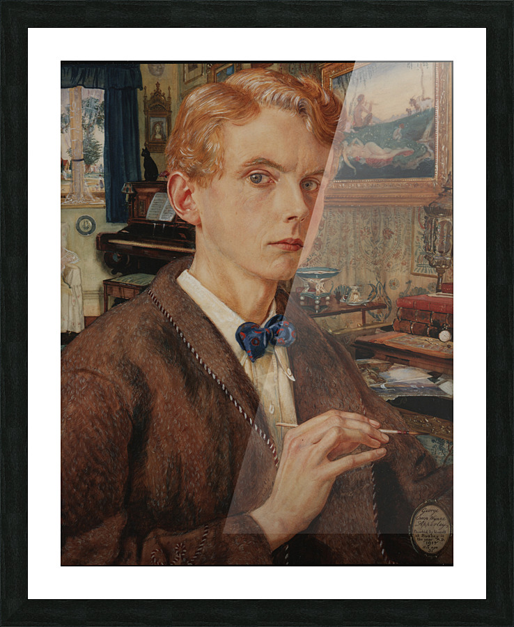 Self-portrait Picture Frame print