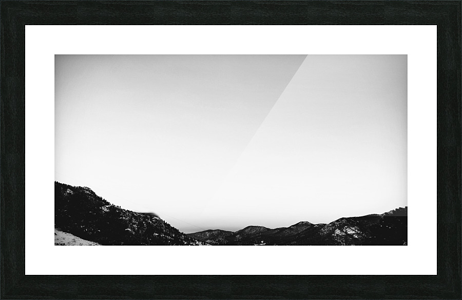A Quiet Morning in Gray  Framed Print Print