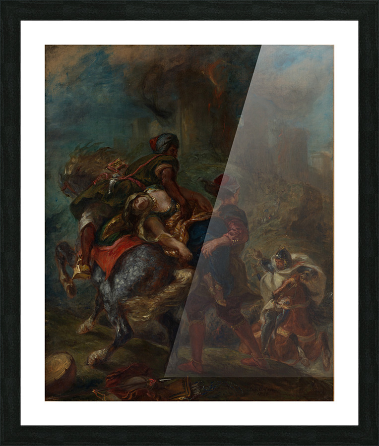 The Abduction of Rebecca Picture Frame print
