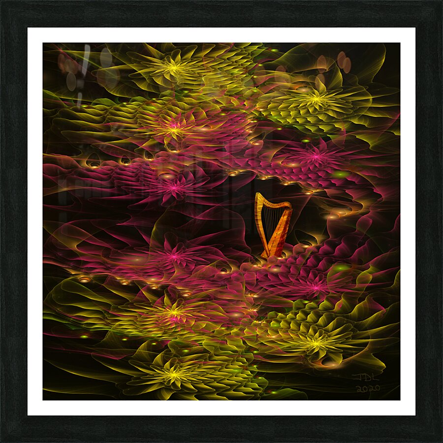 Recital at the Lair of the Dragon  Picture Frame print