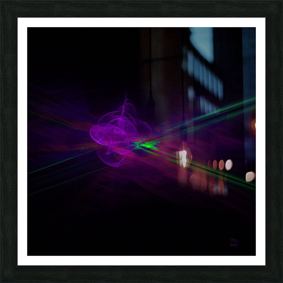 Journey to the Amethyst Realm  Picture Frame print