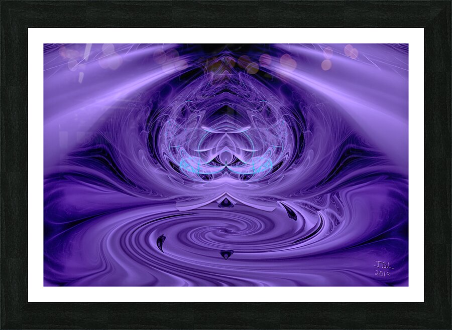 Astral Projection Through the Crown Chakra Picture Frame print
