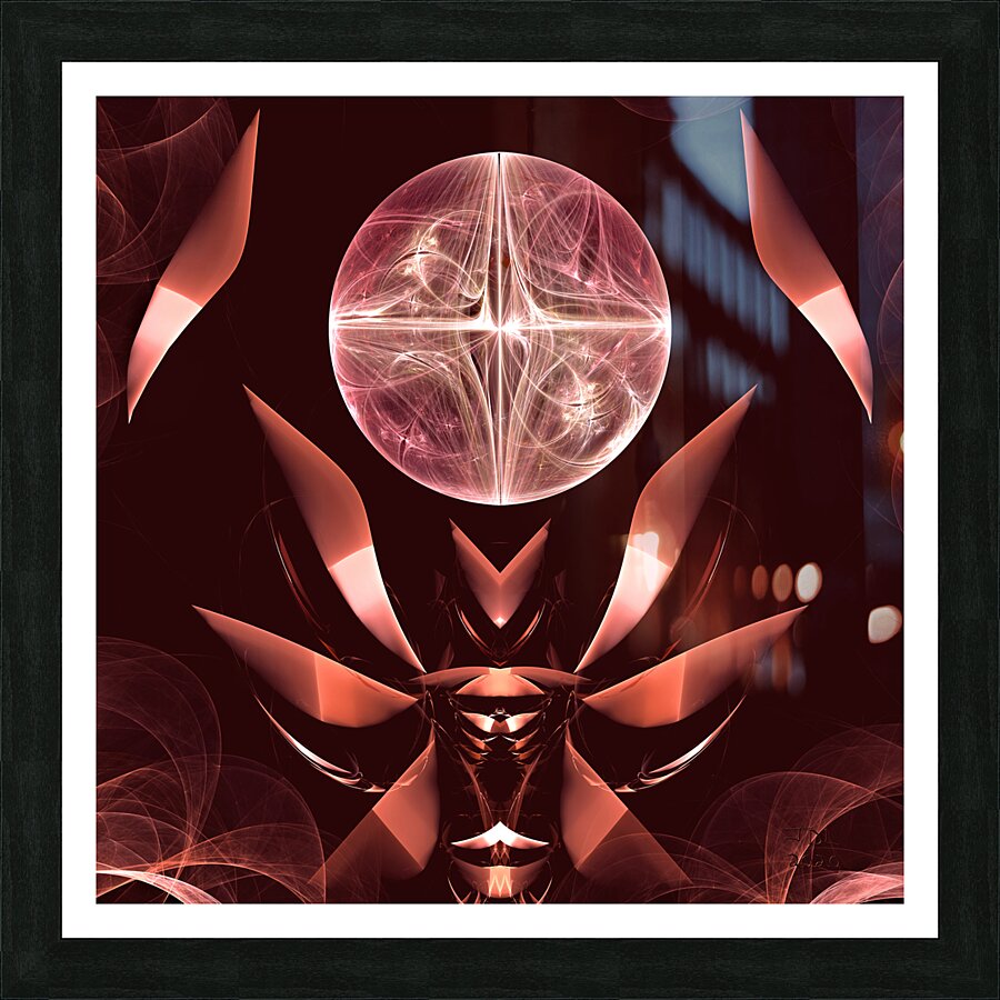 The Scrying Ball  Picture Frame print