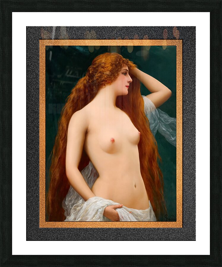 Contemplation by Ignace Spiridon Remastered Xzendor7 Classical Fine Art Old Masters Reproductions Picture Frame print