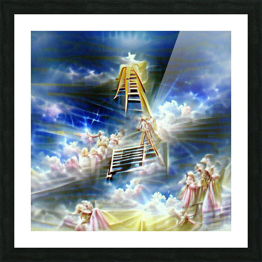 Jacobs Ladder Picture Frame print