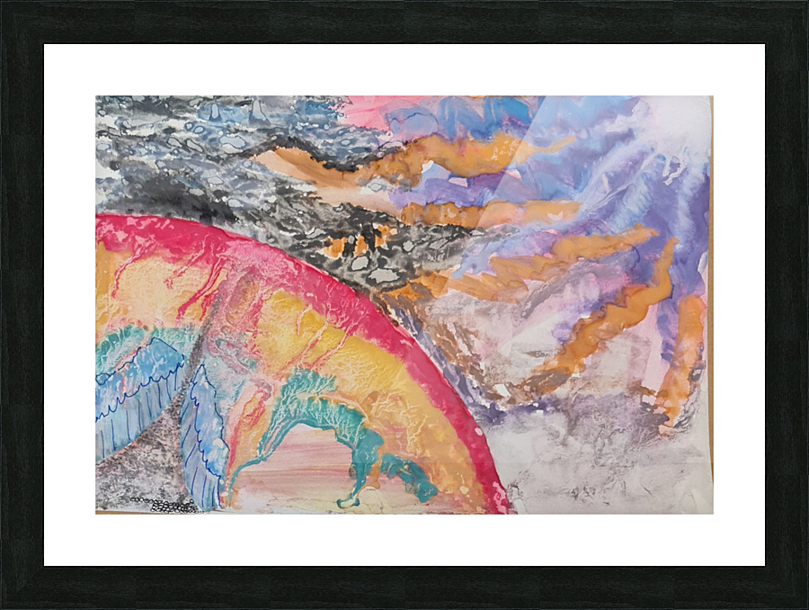 Splitting of the Reed Sea Picture Frame print