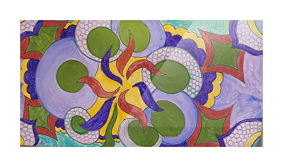 Beyond the surface Picture Frame print