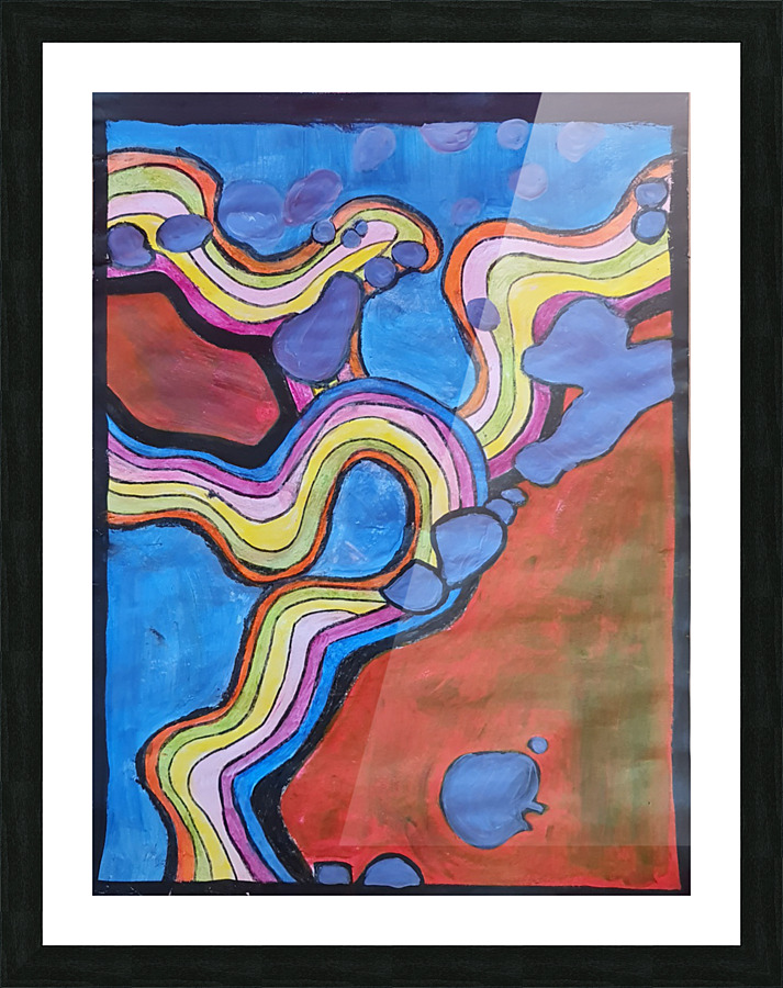 The journey Picture Frame print