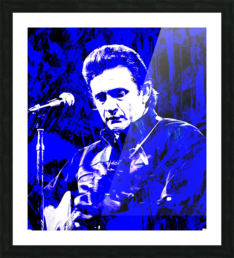 Johnny Cash Picture Frame print
