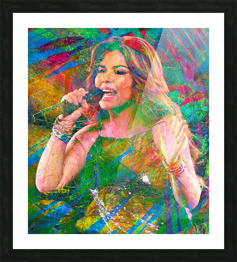 Shania Twain Picture Frame print