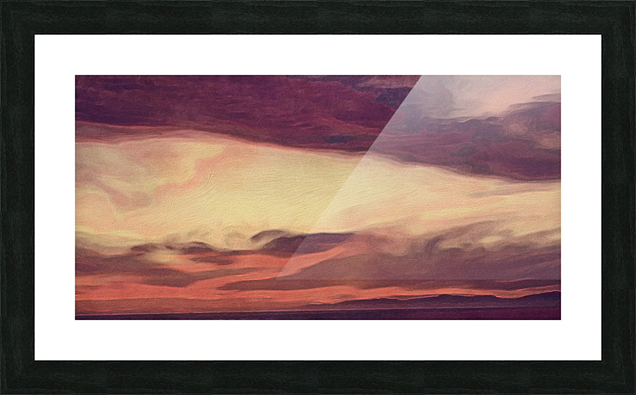 espresso marble Picture Frame print