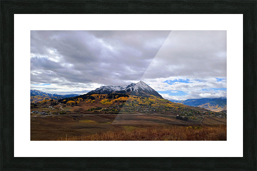Mt Crested Butte Picture Frame print