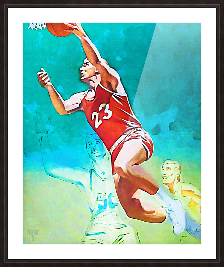 Getting to the Rim Picture Frame print