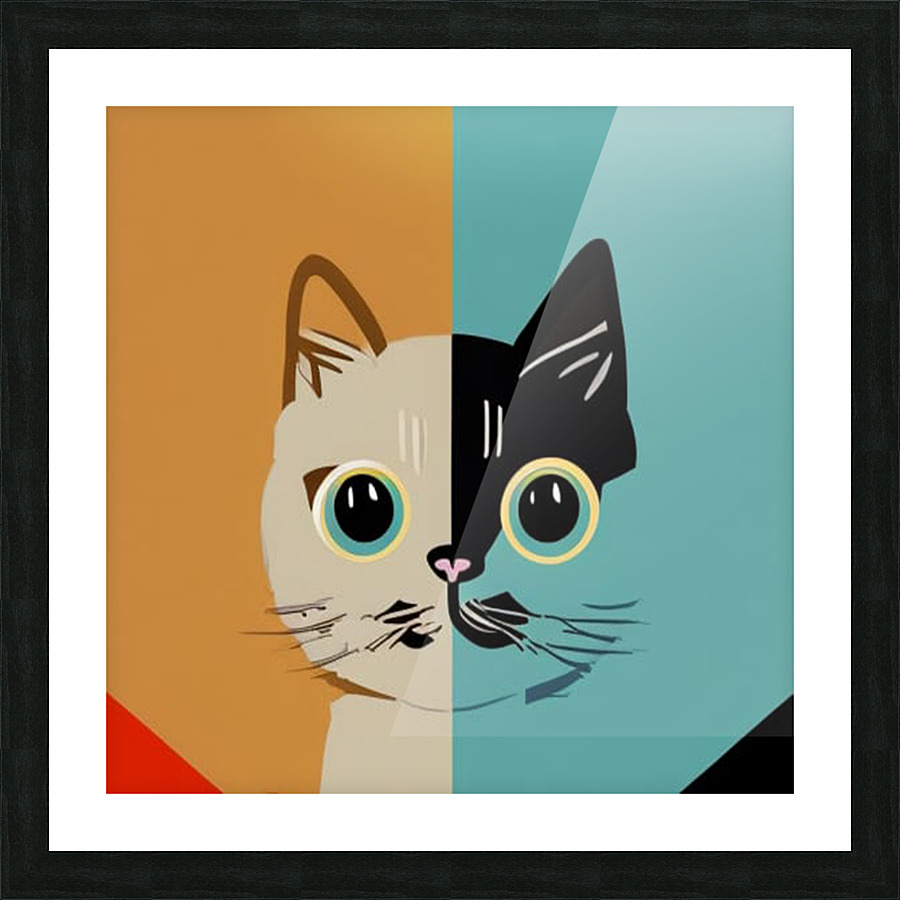 Kitty Kat Picture Frame print