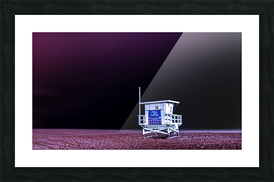 Tower 16 | Santa Monica Beach Picture Frame print