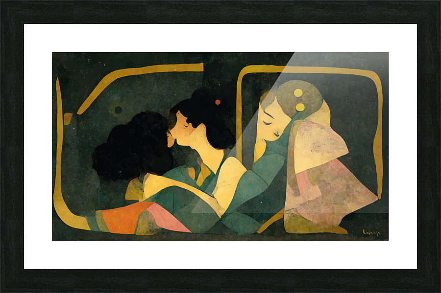 Goodnight Kisses Picture Frame print