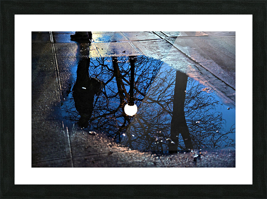 Night Reflection Picture Frame print