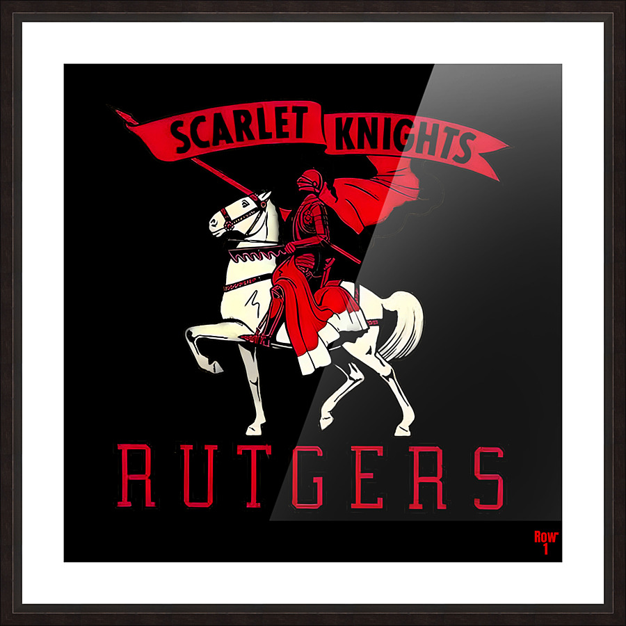 Vintage Rutgers Scarlet Knights Art Picture Frame print