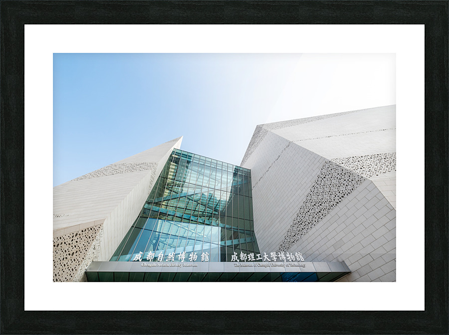 Chengdu Natural History Museum 2 Picture Frame print