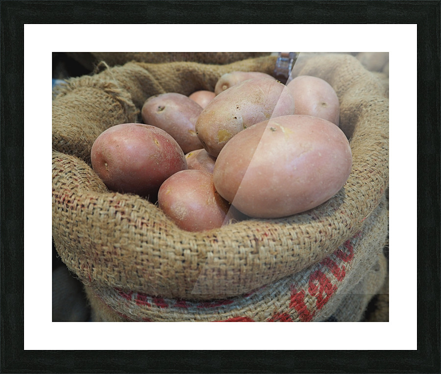 Potatoes Picture Frame print