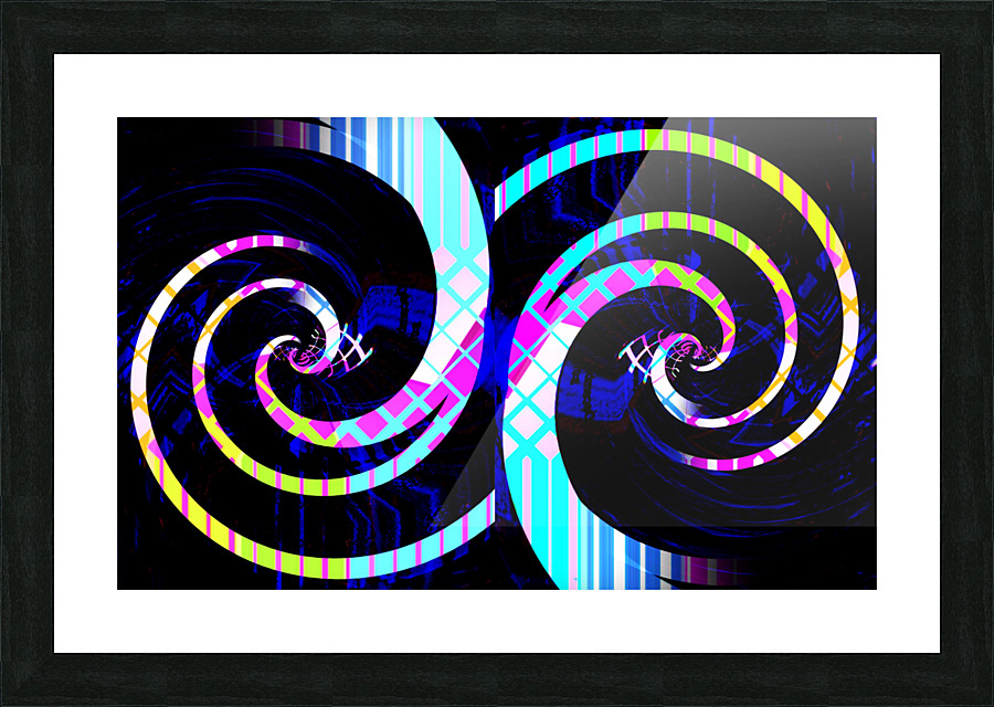 Spirals Picture Frame print