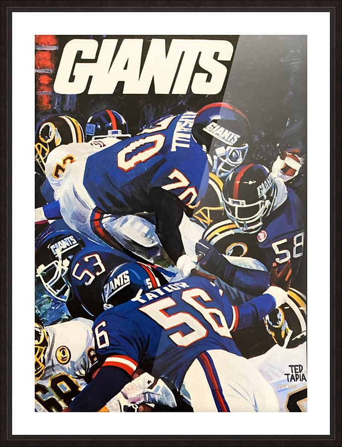 1988 New York Giants Poster Picture Frame print