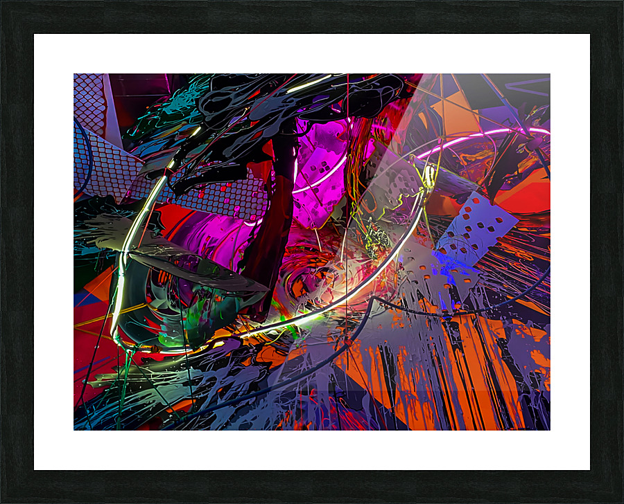 Splatter Dance Picture Frame Printing