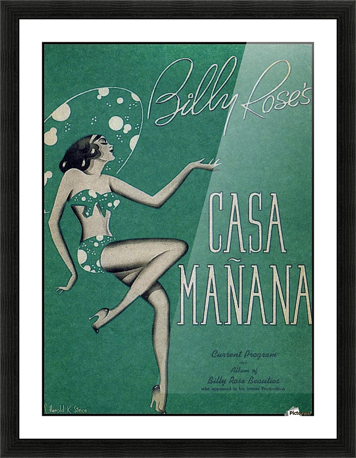 Casa Manana VINTAGE POSTER
