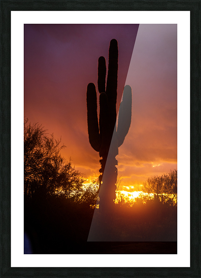 cavecreeksunset 02 Picture Frame print