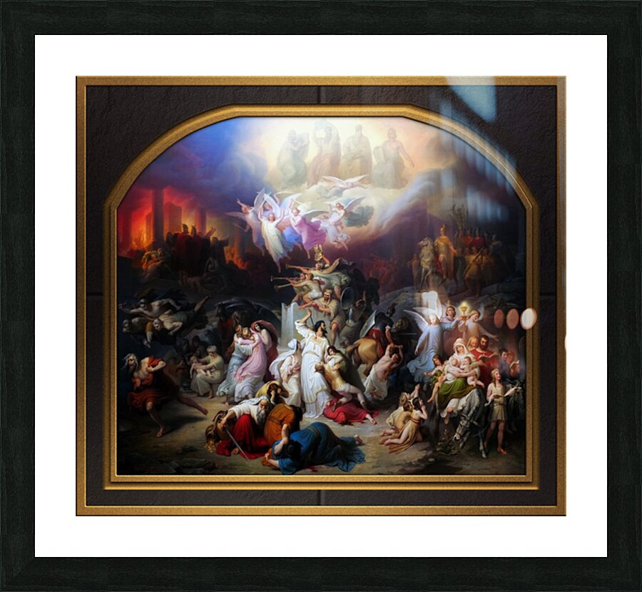 Titus destroying Jerusalem by Wilhelm von Kaulbach Remastered
