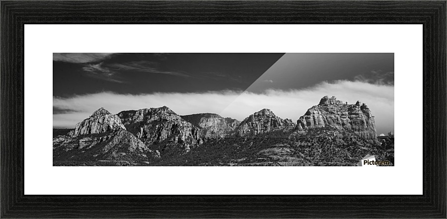 B&W Landscape Picture Frame print