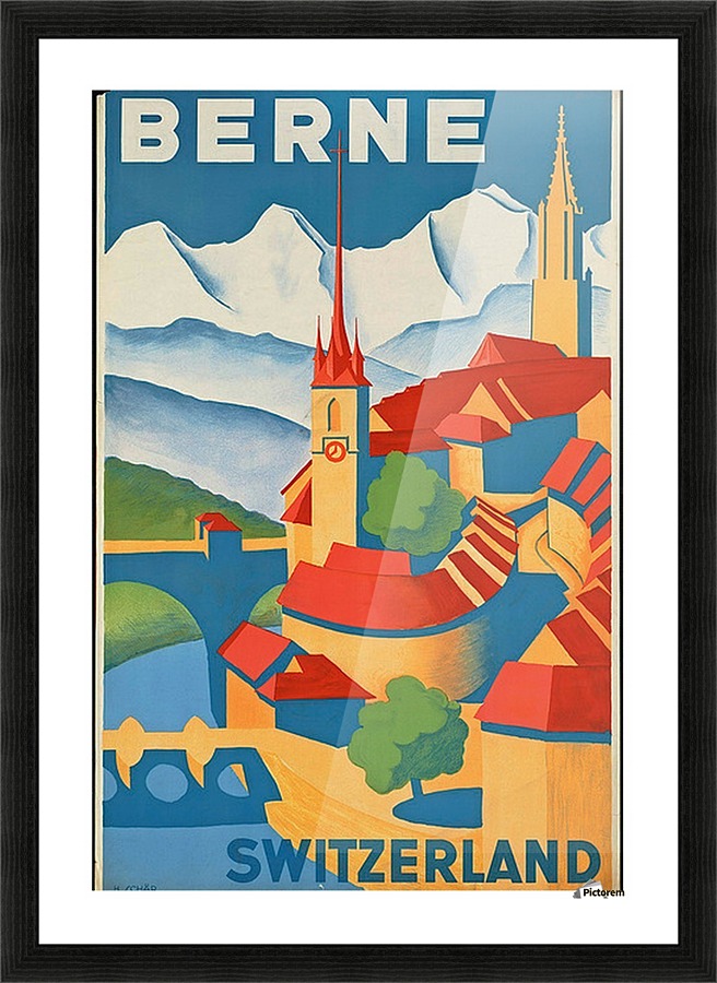 Berne Switzerland Picture Frame print