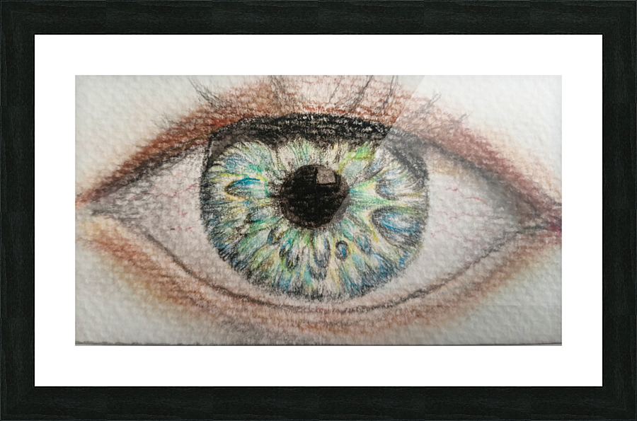 Eye Picture Frame print