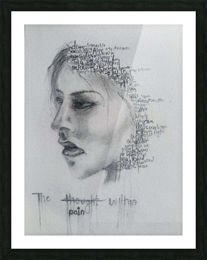 The Pain Within Picture Frame print