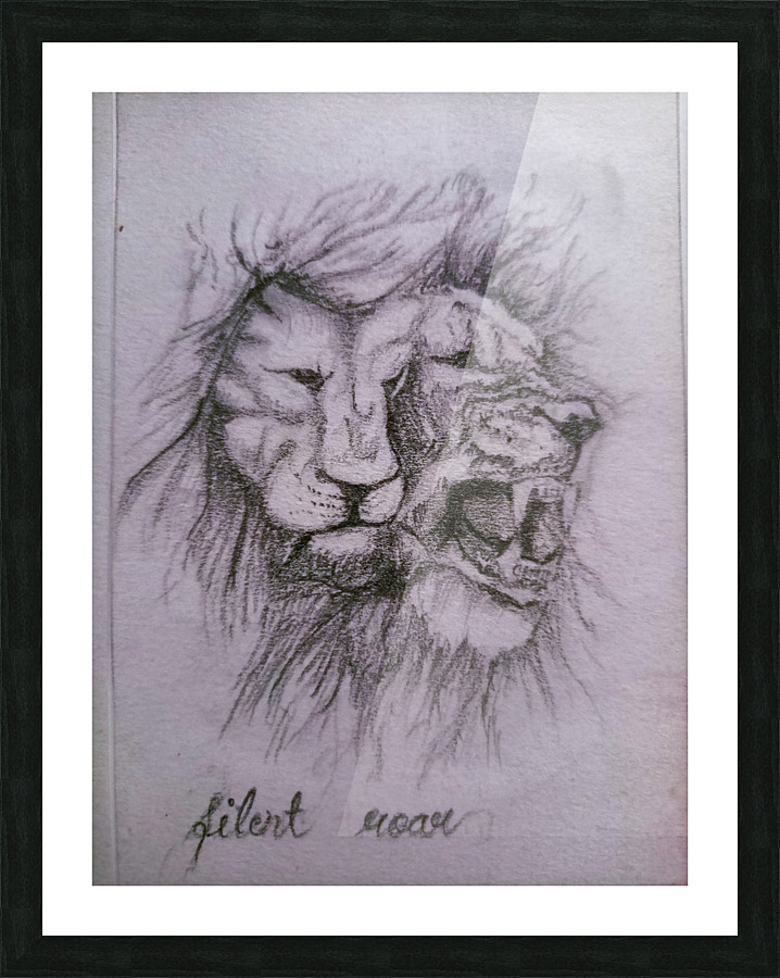 Silent Roar Picture Frame print