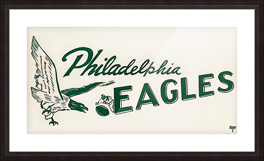 Philadelphia Eagles Metal Sign Picture Frame print