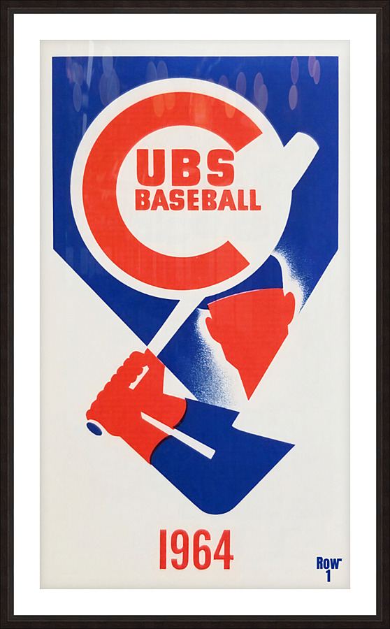 1964 cubs baseball  Picture Frame print