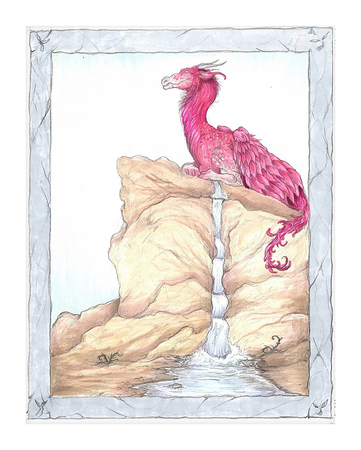 Her Majestys Perch Picture Frame print