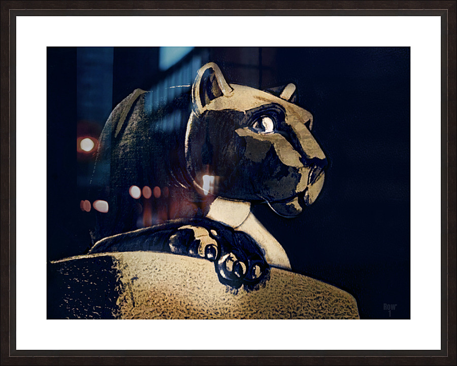 Vintage Penn State Nittany Lion Shrine Art Picture Frame print