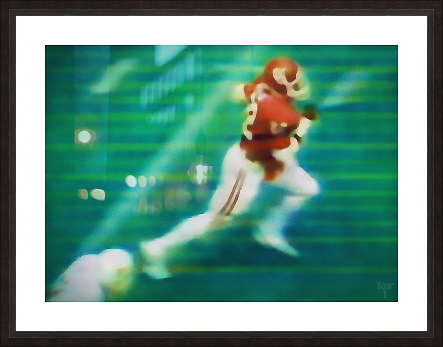 Marcus Dupree First Oklahoma Touchdown Picture Frame print