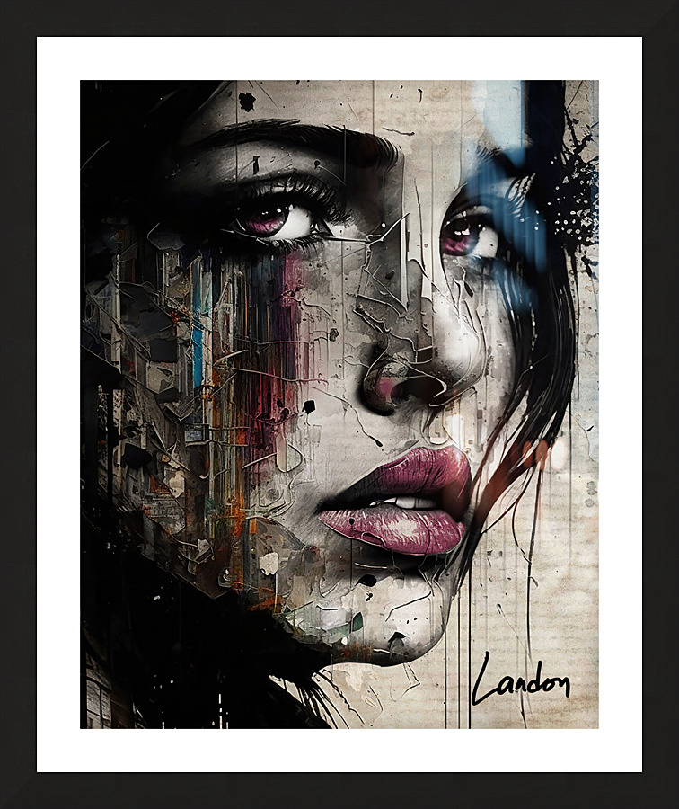 Lady of Beauty 9 Picture Frame print