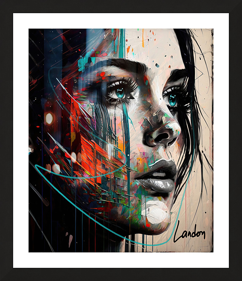 Hypnotized Beauty 1 Picture Frame print