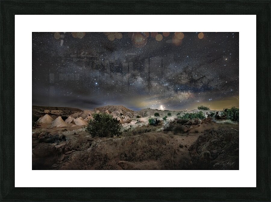 Fumaroles Beneath the Stars Impression et Cadre photo