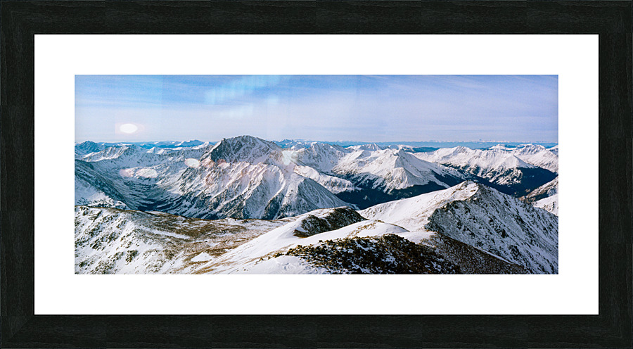 Mt. Elbert Summit Picture Frame print