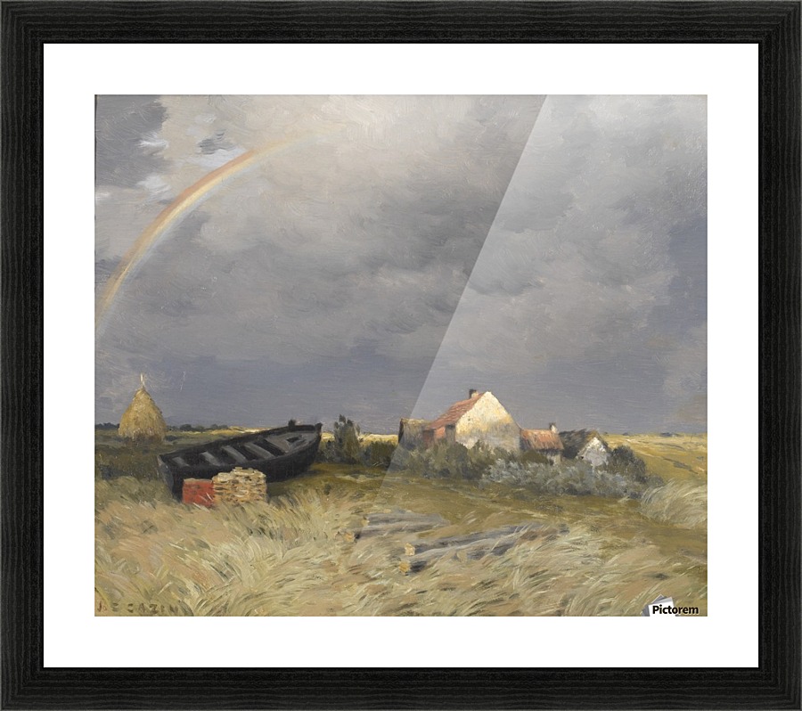Rainbow in the sky Picture Frame print